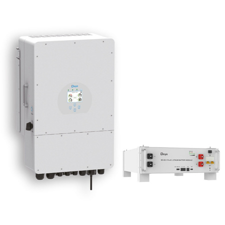 Deye SUN-8K-SG01LP1-EU Conjunto de inversor + Deye SE-G5.1PRO-B