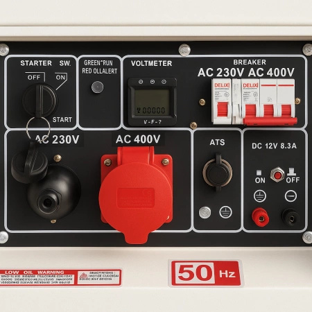 Kather Silent Diesel Generator DH10500 ATS 9kW 230/400V