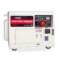 Kather Silent Diesel Generator DH10500 ATS 9kW 230/400V