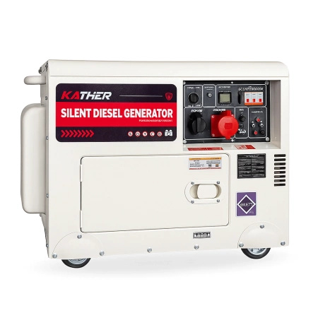 Kather Silent Diesel Generator DH10500 ATS 9kW 230/400V